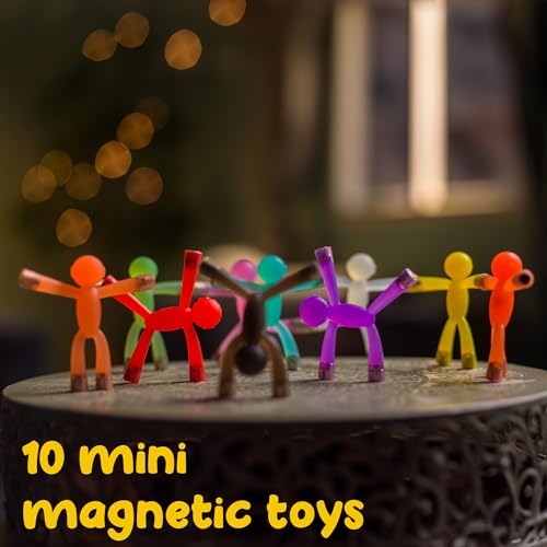 Boxgear Magnet Men – 10-Piece Magnetic Travel Toys: Magnetic Kids Toys, Road Trip Toys for 1-3 | Easter Basket Stuffers for Kids - Image 2