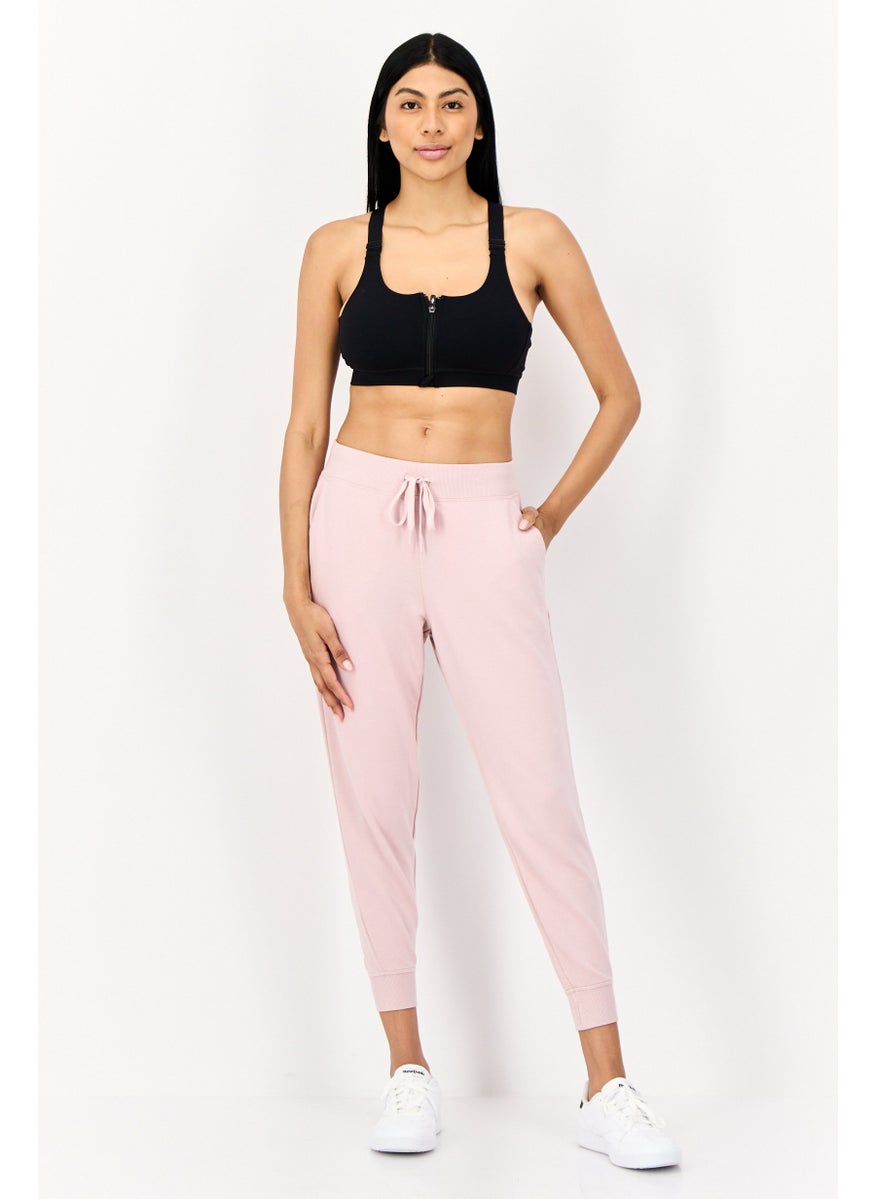 SKECHERS Women Brand Logo Lightly Padded Training Sports Bra, Black  - Image 3