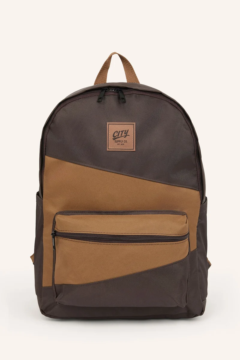 Defacto Man Front Pocket Logo Detail Backpack
