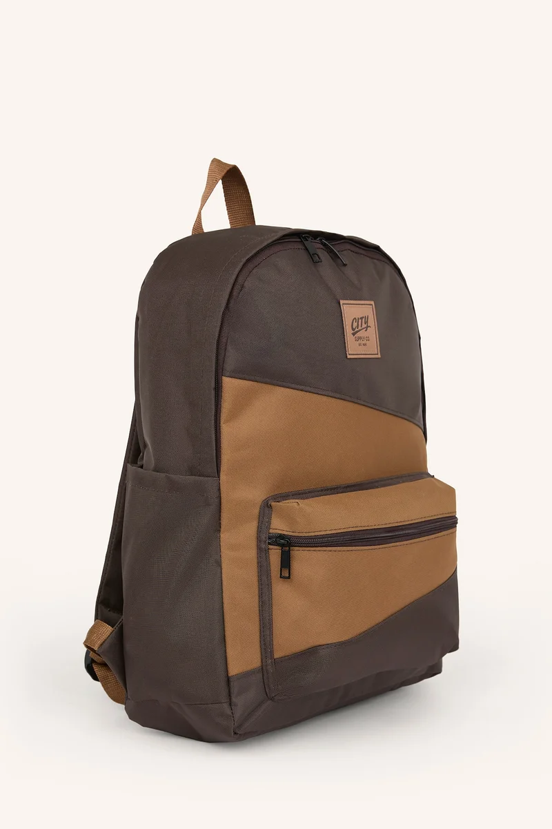 Defacto Man Front Pocket Logo Detail Backpack