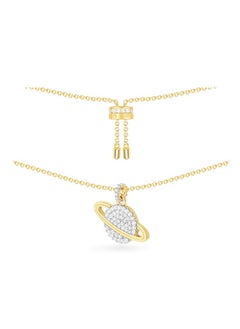 MONACO APM MONACO Gold Planet Necklace Pendant Clavicle Chain  - Image 2