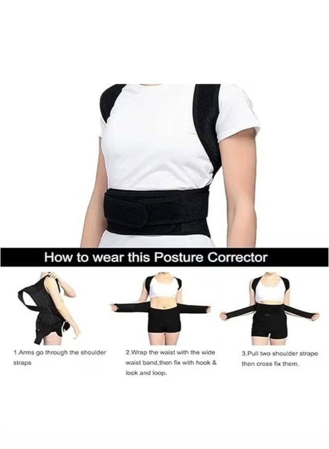 JOGAMS Back Support Belt Posture Corrector for Men Orthopedic Corset Lumbar and Column Brace - Image 4