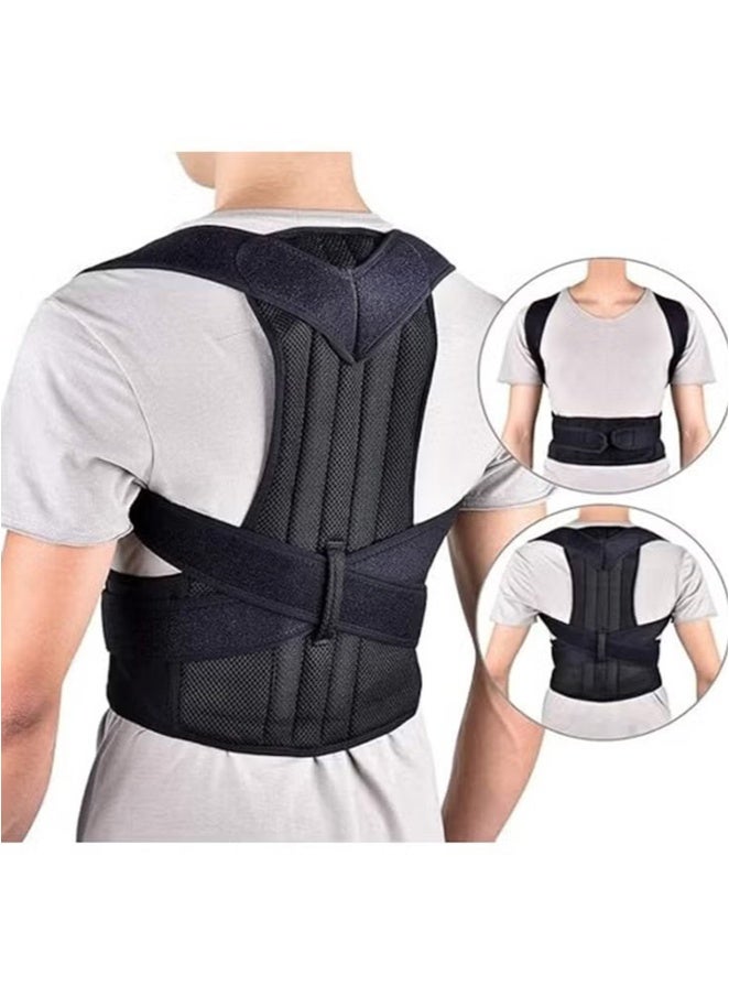 JOGAMS Back Support Belt Posture Corrector for Men Orthopedic Corset Lumbar and Column Brace - Image 1