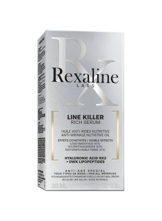 Rexaline Line Killer Anti-Aging Rich Serum 30ml - Image 4