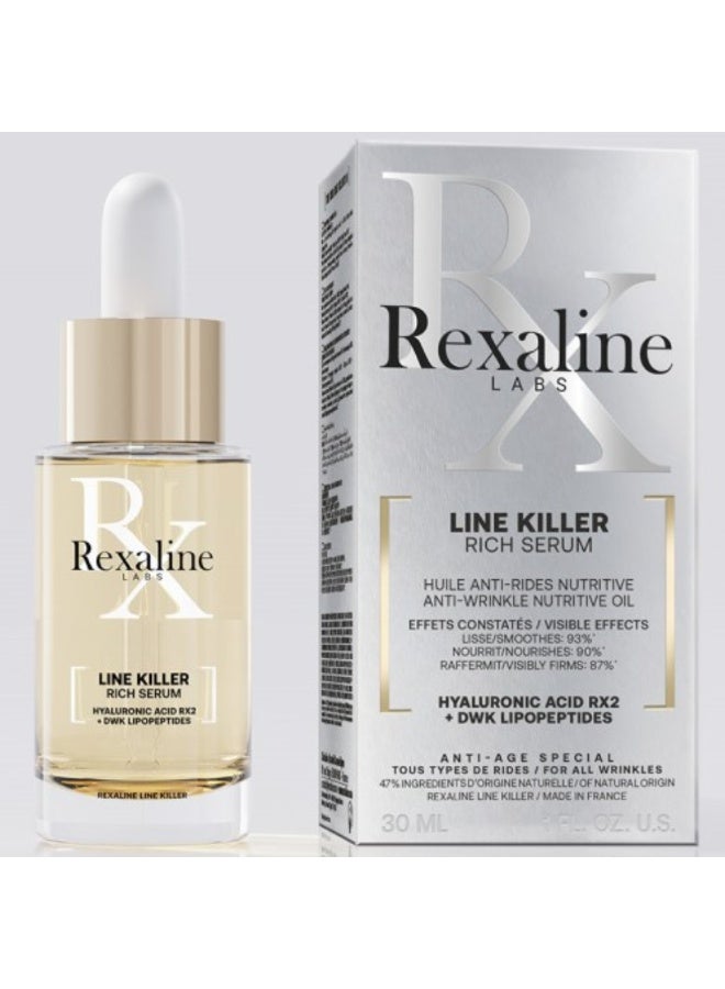 Rexaline Line Killer Anti-Aging Rich Serum 30ml - Image 3