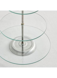 Home Box Coral 3-Tier Glass Cake stand 25 x 35 x 25 cm  - Image 4