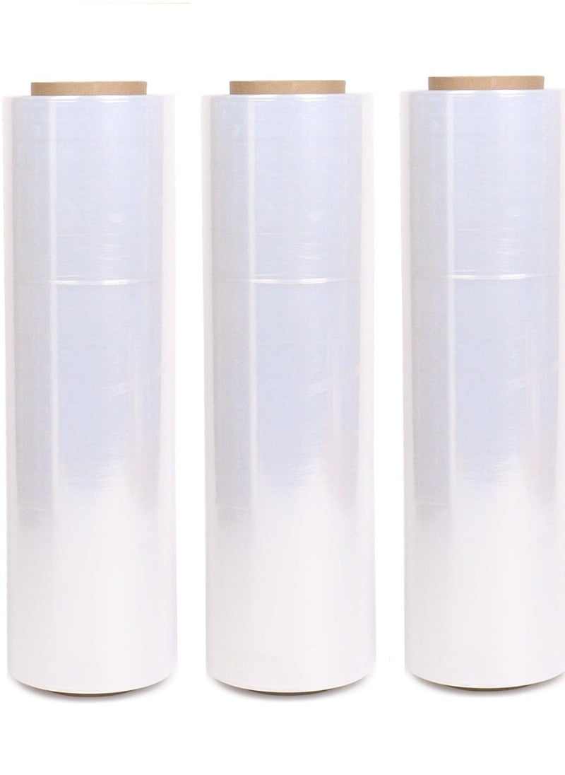 Pack of 3PC Stretch Film Wrap 1KG (400 Core ) Clear Packing with Heavy Duty Household Materials ,Office , Warehouse - pzsku/Z4F240163C2E13AED6DDFZ/45/_/1716731842/bc62ffbf-1cce-48ee-8dd7-f4d46a965b66