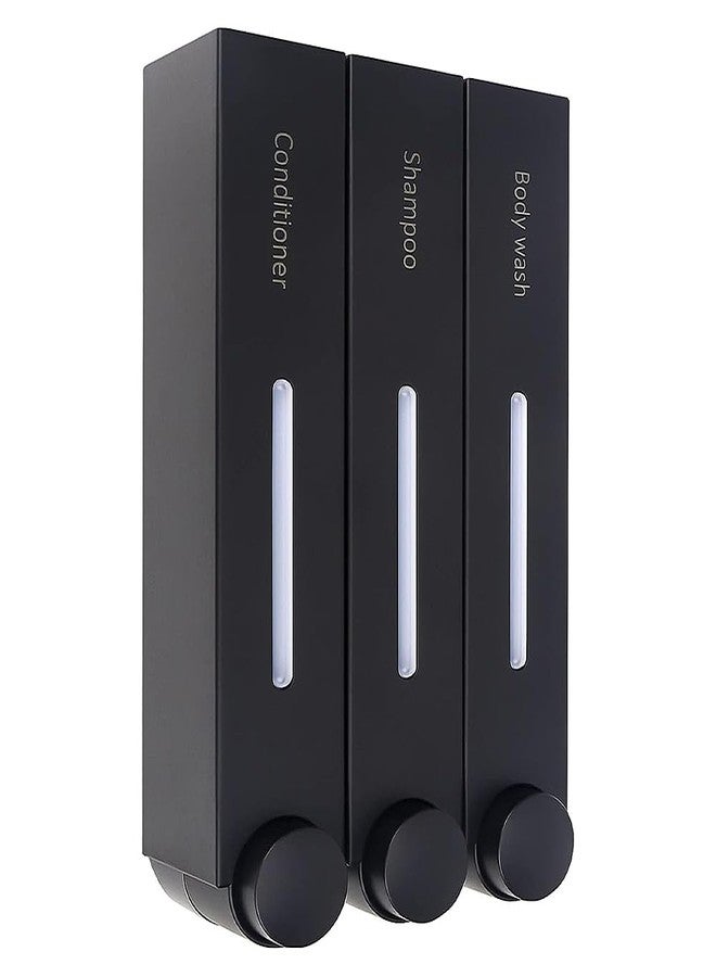 Gabrella Shampoo Conditioner Dispenser, 3 Chamber 3x420ml - Image 1