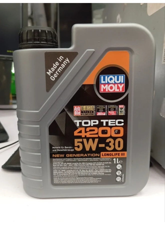 Liqui Moly Top Tec 4200 5W-30 -4L - Image 1