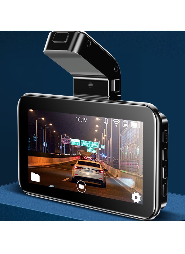 Car Dash Cam, 1440P Dash Camera Dual Lens, multifunctional car camera with DVR Recorder G-Sensor Loop Recording, Durable dashboard camera with parking monitor, ( 64GB 24H Single camera)