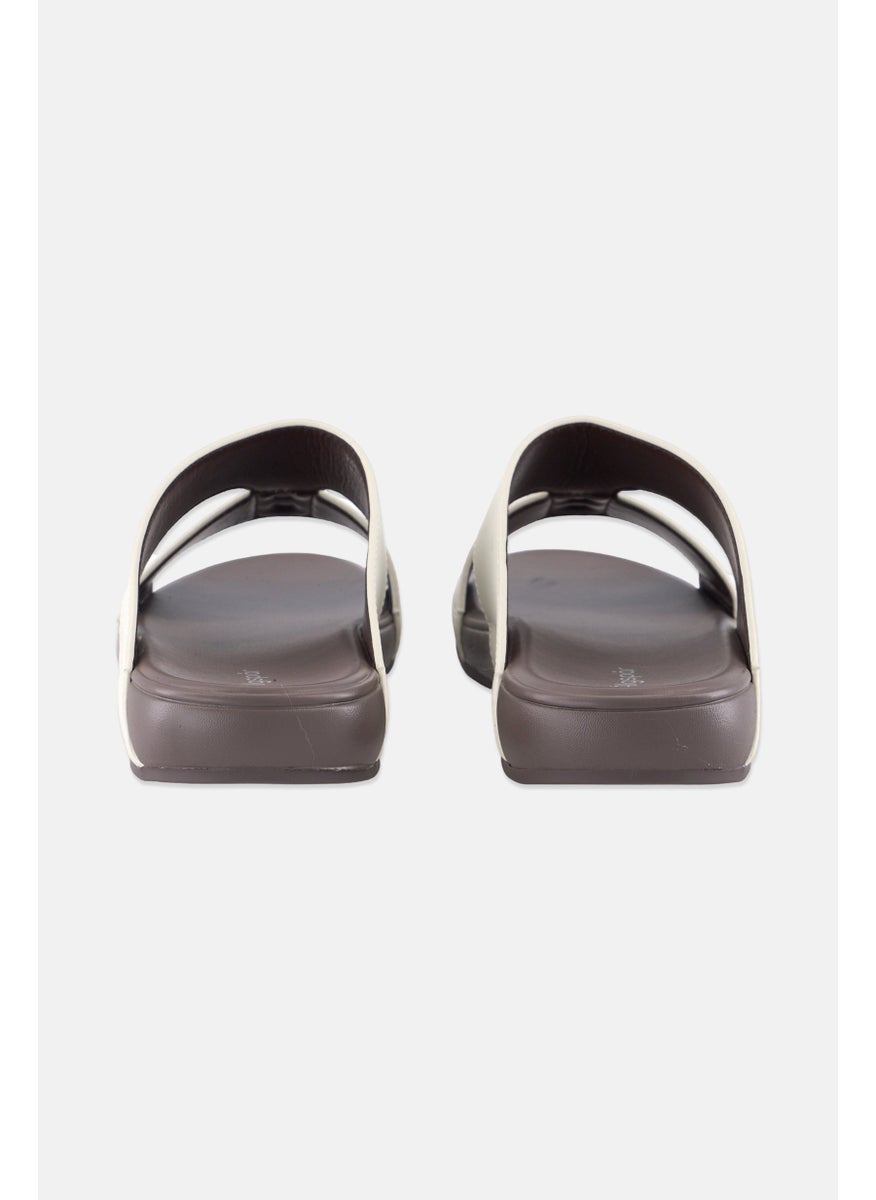 Algspar Men Slip On Arabic Sandals, Beige  - Image 2