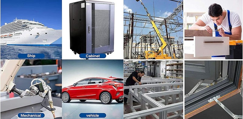 DIY Crafts CTDIYHI51176 160pcs Cage Nut and Mushroom Head Machine Screw ZincPlated M5 M6 Cage Nut Screw for Server - Image 5