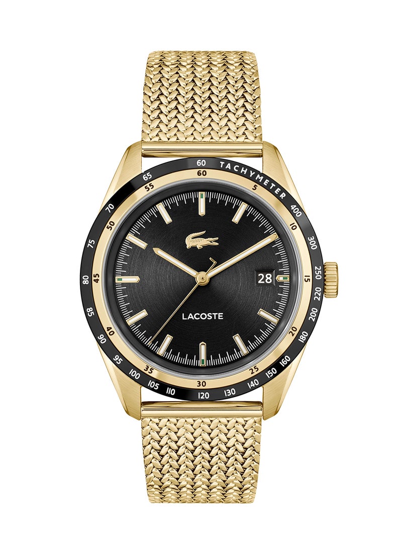 LACOSTE ساعة يد رجالية بعقارب دائرية الشكل من الستانلس ستيل 2011295 - 40 ملم  - Image 3