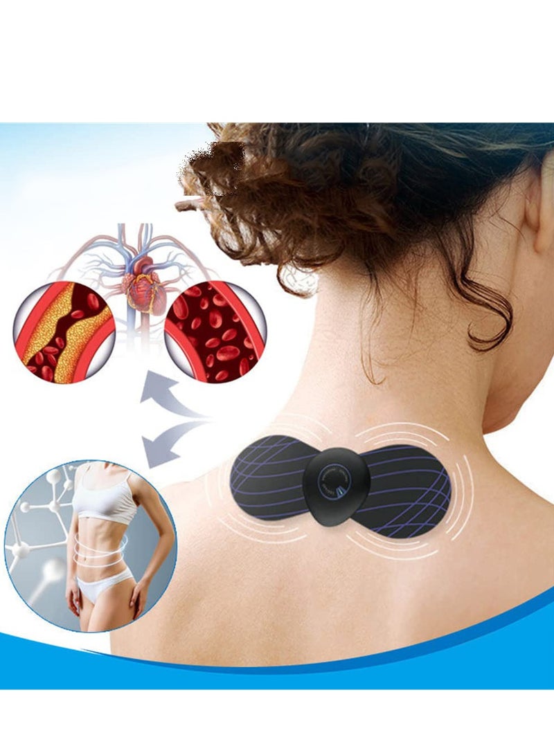 Lymphatic Drainage Massage Pad, Lymphatic Drainage Massager, 2pcs Rechargeable Lymphatic Drainage Massage Pad, Small Neck Massager, Body Massager for Arms, Neck, Shoulder, Back, Waist, Legs - Image 2