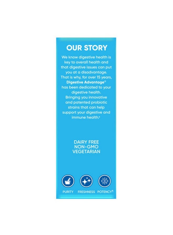 Digestive Advantage Lactose Defense Enzymes + Probiotics for Women & Men Occasional Bloating, Lactose Breakdown, Minor Abdominal Discomfort, Immune Support, 96 Count Capsules (4 Pack) - Image 4