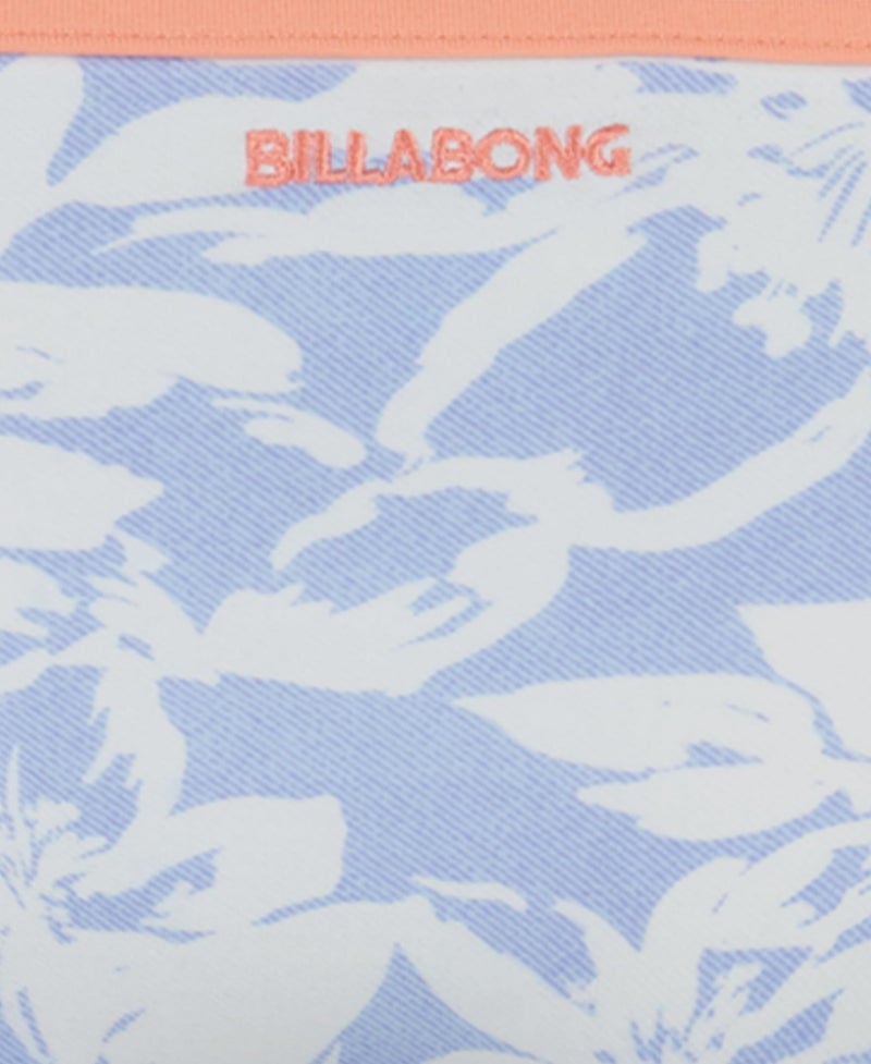 Billabong Girls' Two-Piece Bikini Swimsuit Set, UPF 50+ Sun Protection, Quick-Dry Bathing Suit, Chambray Now, 12 - Image 2