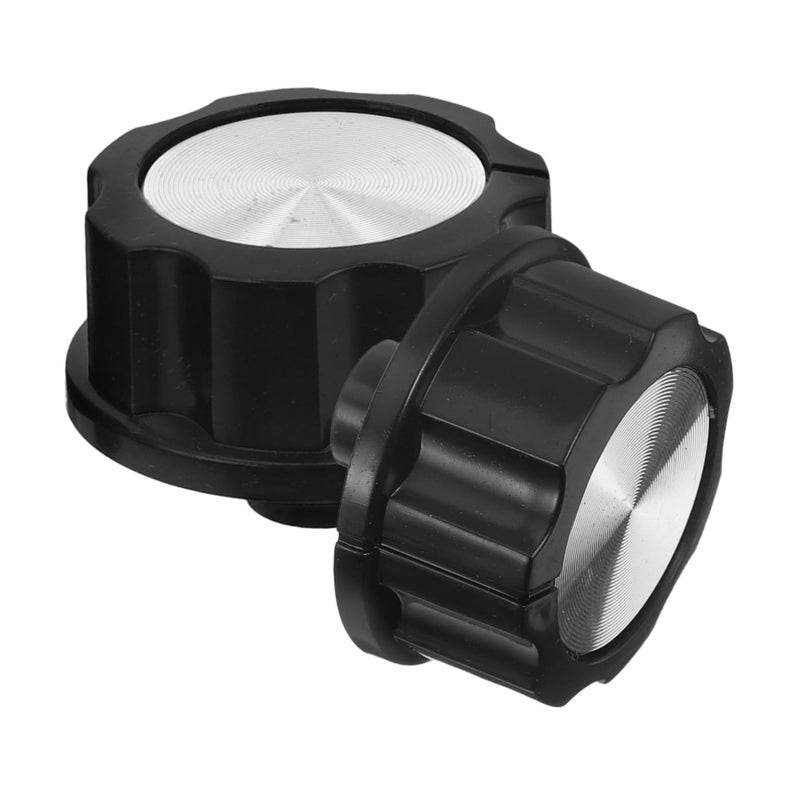 2PCS Oven Control Knob Replacement for Stove Timer Switch and Air Fryer Black - Image 2