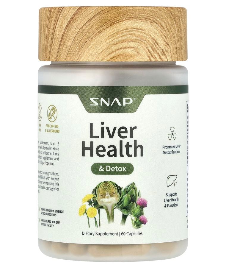 SNAP SUPPLEMENTS Liver Health & Detox 60 Capsules
