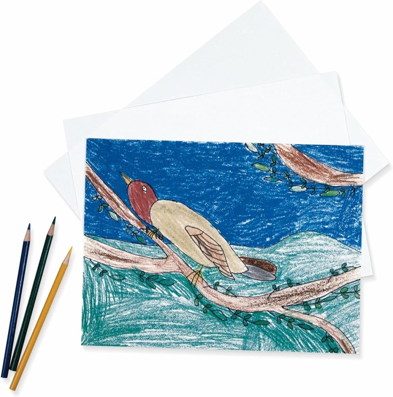 Pacon® Heavyweight Drawing Paper Ream, 9" x 12", White, 500 Sheets - Image 1