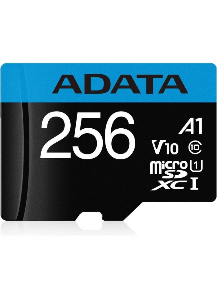 أداتا بطاقة ذاكرة Premier سعة 256 جيجابايت MicroSDHC/SDXC UHS-I فئة 10 V10 A1 مع محول | مقاوم للماء والصدمات والأشعة السينية ومضاد للكهرباء الساكنة  - Image 4