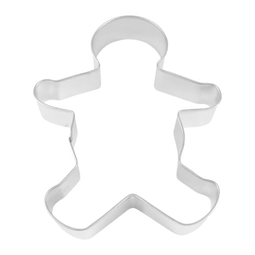 CybrTrayd R&M Gingerbread Boy 5" Cookie Cutter in Durable, Economical, Tinplated Steel - Image 3