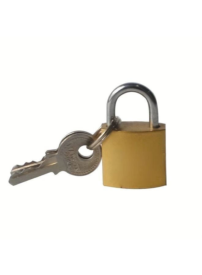 2 Pack Mini Metal Locks With Keys Weatherproof Security For Luggage Tool Box - Image 5