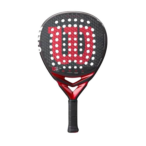 Wilson Bela Pro V3 Padel Racket BlackRed Grip Size 24 14 - Image 1