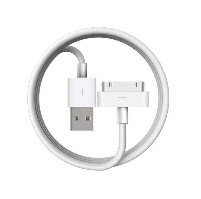 Belcompany 30 Pin to USB Charging Cable for iPhone 4S, Apple MFi Certified USB Sync Data and Charging Cord for for iPhone 4/ 4s iPhone 3G/3Gs iPad 3/2/ 1 iPod Classic iPod Touch/Nano(3.3Feet) - Image 1