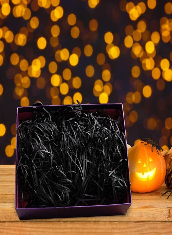 Gloreyan 3 Colors Halloween Shredded Paper Filler, Raffia Paper Grass Tissue Paper for Gift Wrapping Basket Box Filling Birthdays Weddings Party Supply(8.5oz - Image 5