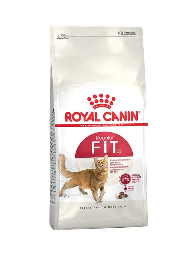 ROYAL CANIN Regular Fit 32 Food For Cat Brown 2kg - Image 1