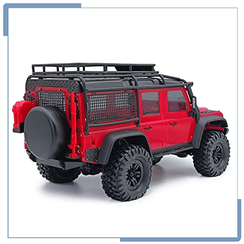 Zolikar RC Stainless Steel Rear Body Upper Skid Plate Decorative Trim Panel Set for TRX4M Defender Upgrades 1/18 Scale RC Crawler - Image 5
