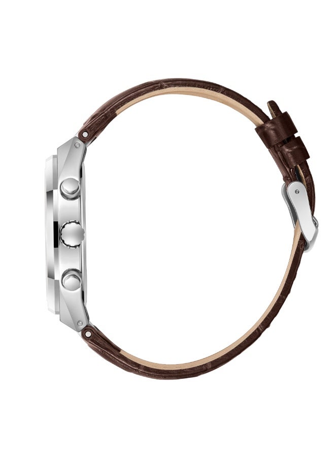 Lee Cooper ساعة متعددة الوظائف للرجال من الجلد LC08168.374 - 43 مم - Image 3