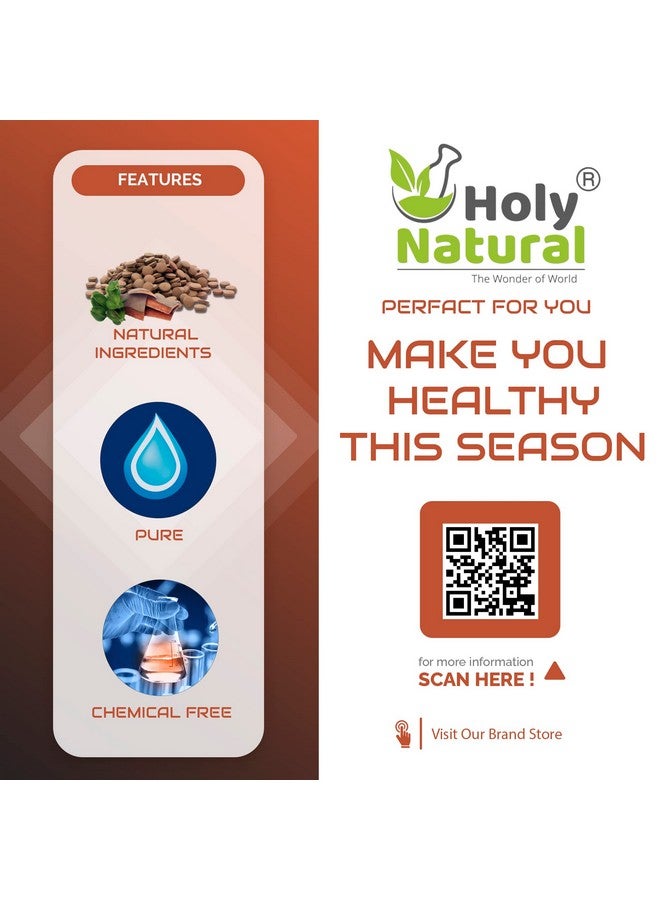 Holy Natural - The Wonder of World Holy Natural Arjuna Tablet - 1000Mg Per Serving, 120 Tablet, 100% Pure And Natural - Dietary Supplement  - Image 4