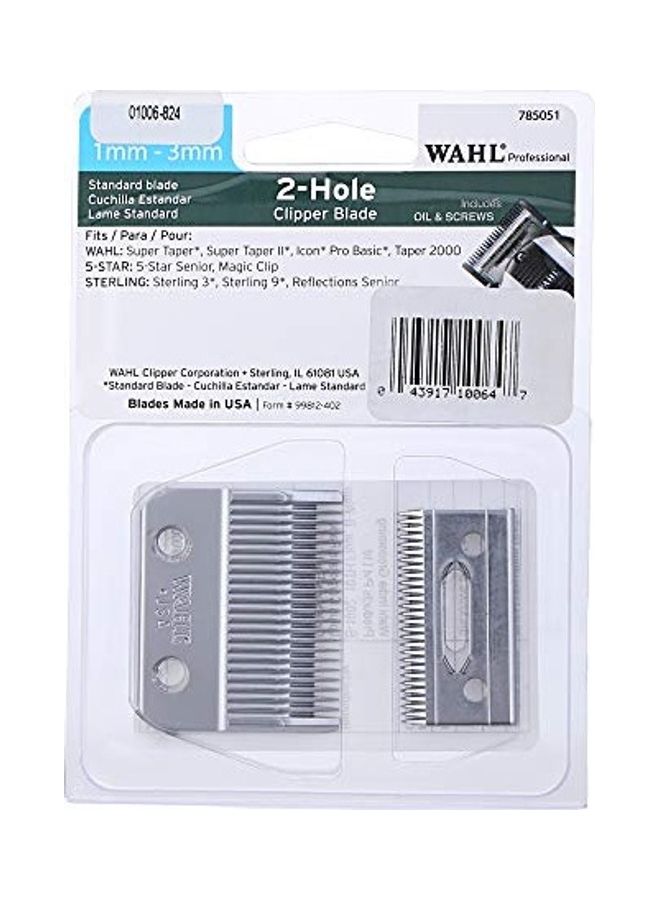 WAHL Clipper Blade Silver - Image 2