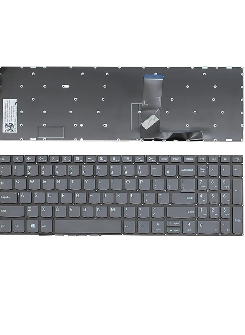Generic - Laptop Replacement Keyboard for Lenovo IdeaPad 320-15 320-15IAP 320-15IKB 520-15ikb 7000-15 330-15IKB 330-15 New US Layout Black - Image 1
