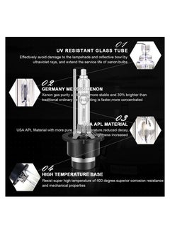 TBS DESIGN TBS DESIGN D4S HID Xenon Bulbs High Brightness 35W 6000K Cool White Car Bulb  - Image 2