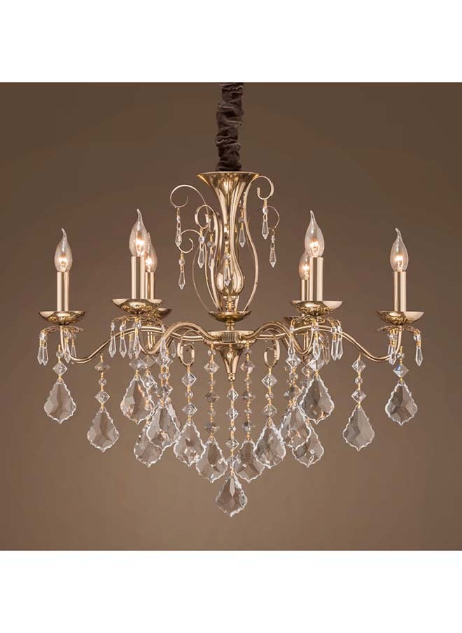 6-Arm Chandelier Orchid  (Saltergold)