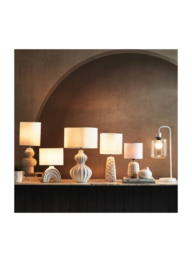 Home Box Caspian Ceramic Table Lamp 17 x 31.5 x 17 cm