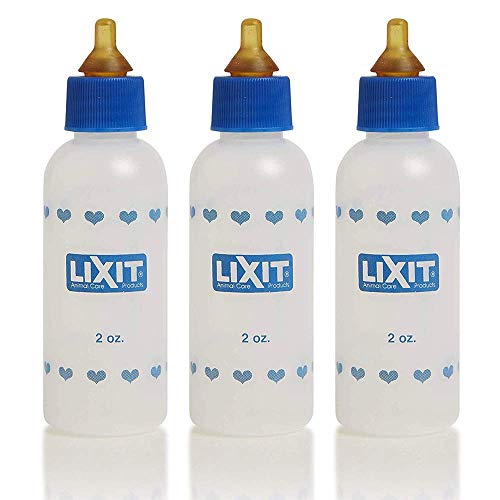 Lixit 2oz Nursing Bottle for Kittens Small Puppies, and Small Animals (2oz, Pack of 3) - Image 5