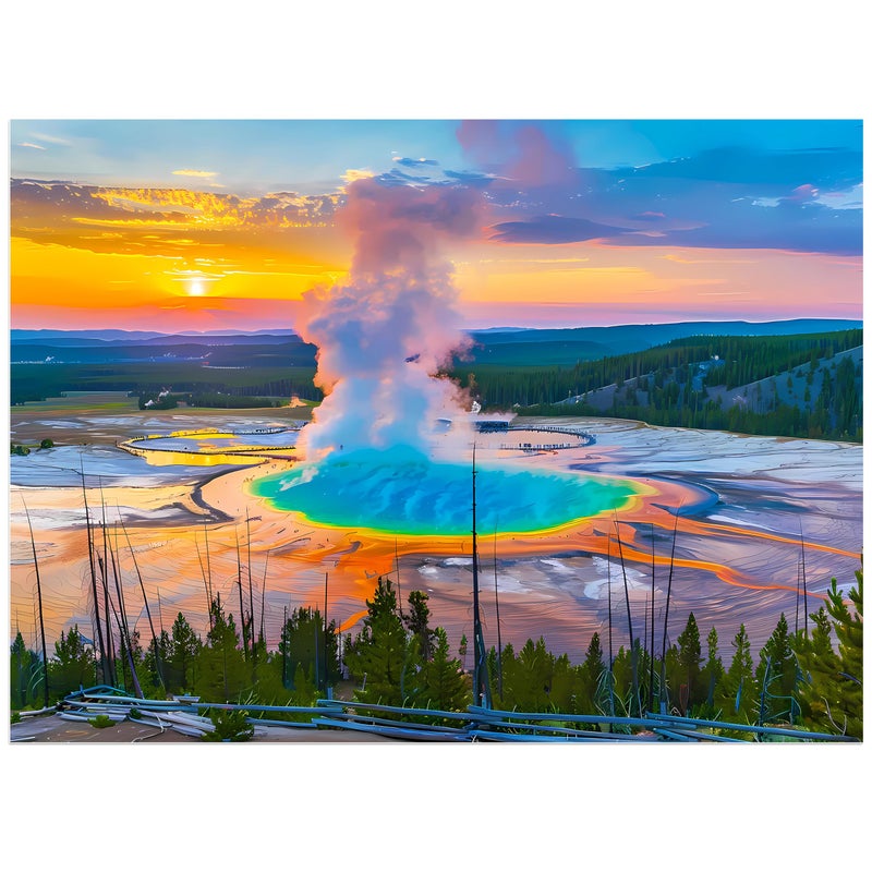 Jeacirio Jigsaw Puzzles for Adults 500 Pieces Puzzle National Parks Interlock Perfectly Letter on Back No Dust Landscape Puzzle Home Decor Toy Gift for Teens Men Women Seniors Nature Jigsaw Puzzles Scenery - Image 3