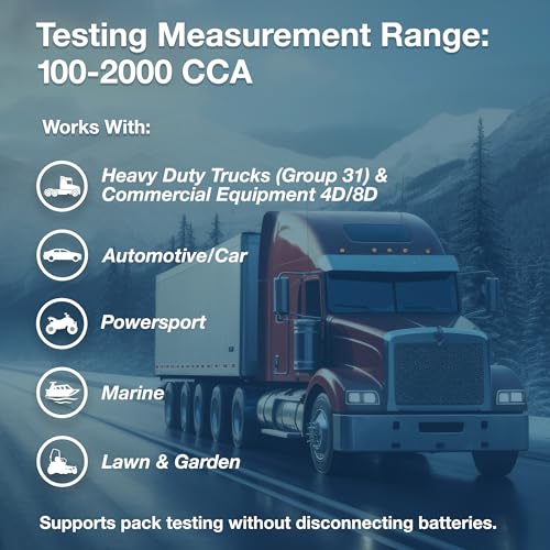 Midtronics ميدترونيكس - محلل موصلية البطارية ونظام الكهرباء الرقمي 6 فولت و 12 فولت - جهاز اختبار البطارية - MDX 640 - اختبار للسيارات والدراجات النارية والمزيد - Image 5