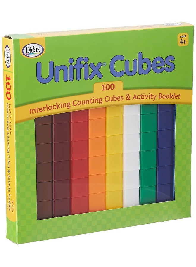 ديداكس مجموعة مكعبات Unifix من الموارد التعليمية (عبوة من 100 مكعب) - Image 1