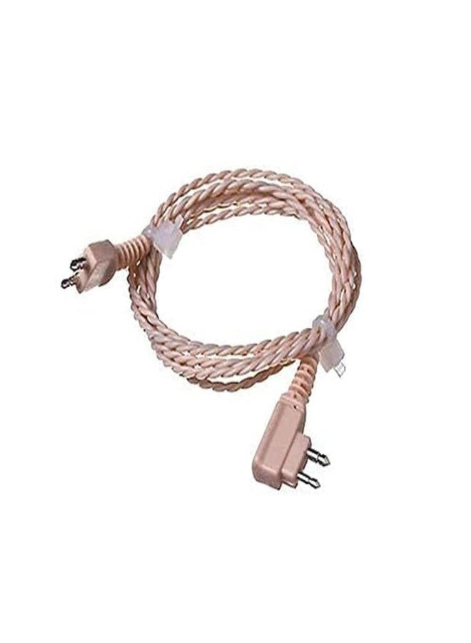 ايكا سلك توصيل ثنائي الدبابيس من أيكا لأذن واحدة مناسب لجميع أنواع أجهزة السمع المحمولة (5 قطع، لون بيج) - Image 4