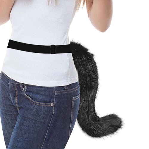 hbbhml Animal Dog Head Mask Realistic Furry Plush Tail Claw Gloves Full Wolf Masks for Halloween Party Carnival Cosplay Gray - Image 5