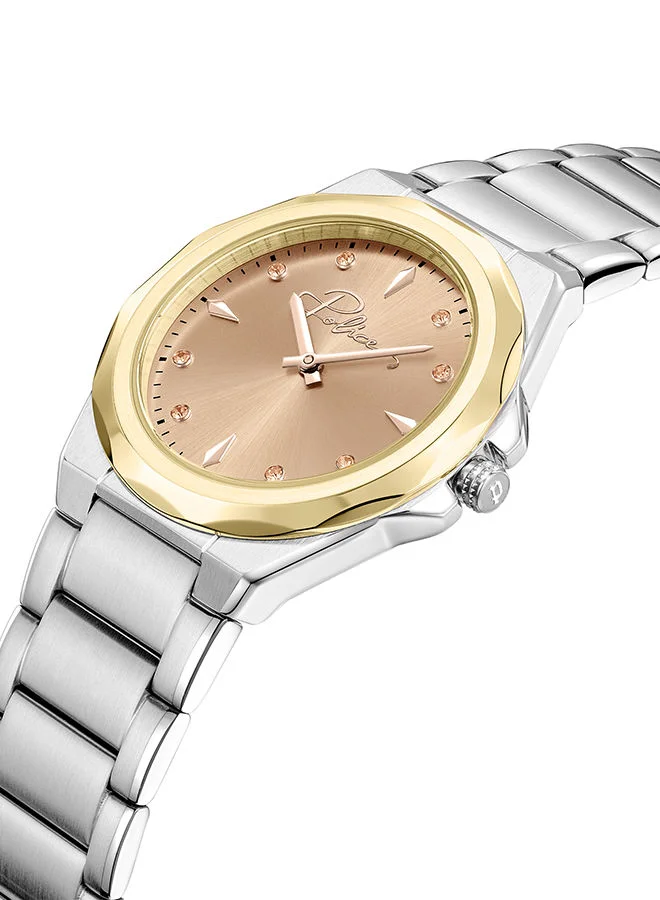 بوليس Womens Hana Stainless Steel Analog Wrist Watch PEWLG2228702 34mm Silver