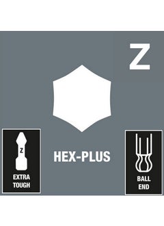 Wera 842/4 Z Hexplus Top Head Bit Tip 89 mm 7/64" 05380125001  - Image 5