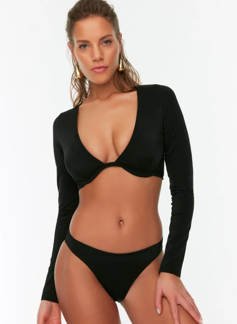 trendyol High Waist Bikini Bottom