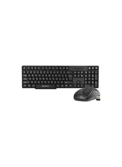ZEBRONICS Zebronics Zeb-Companion 107 Wireless Keyboard and Mouse Combo with Nano Receiver (Black)  - Image 1