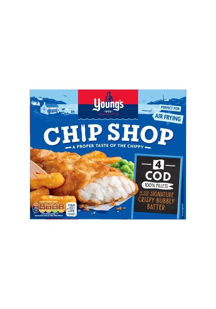 Chip Shop Cod Fillets 4 Pack