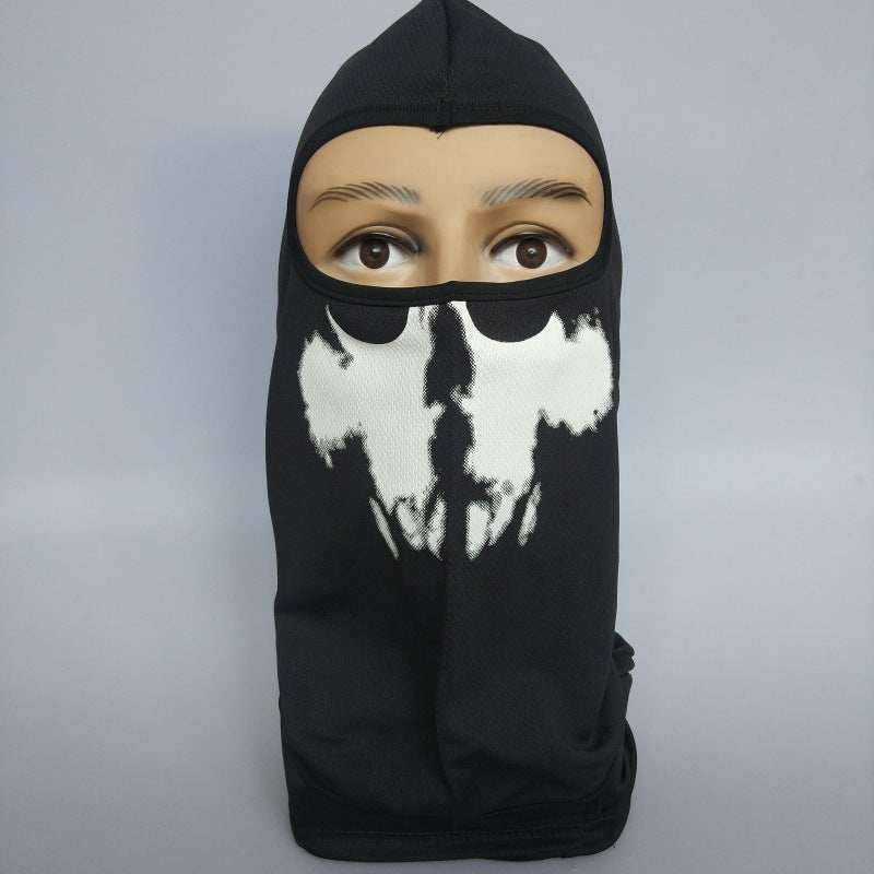 Generic New Call of Duty Game Skull Cover Ghost Mask Halloween Mask Quick-Dry Riding Sun CoverMesh A06 Mesh A06